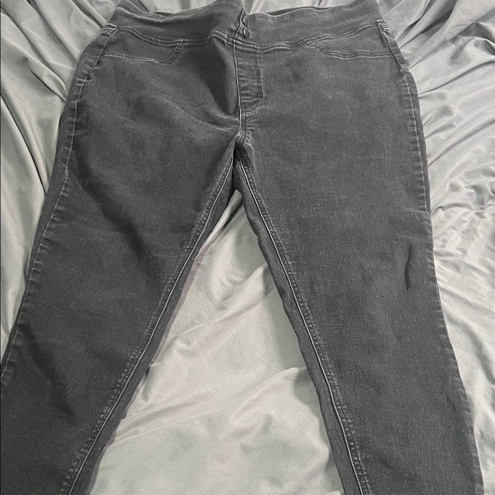 Terra & Sky Black Stretch Jeggings - Slim Fit